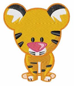 Picture of Stuffed Tiger Machine Embroidery Design