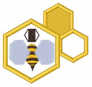 Picture of Honeybee Machine Embroidery Design