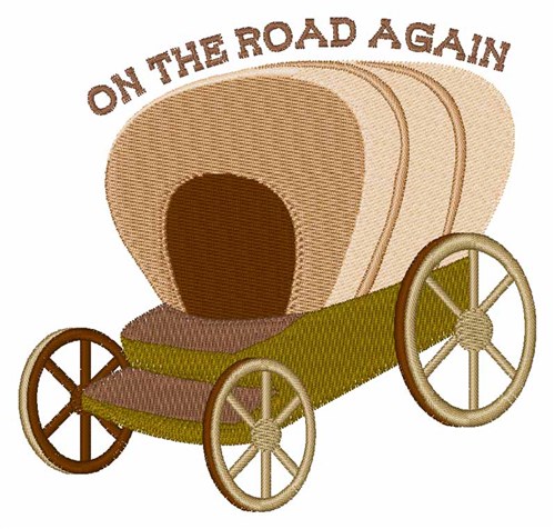 On The Road Again Machine Embroidery Design