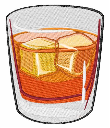 Gin and Tonic Machine Embroidery Design