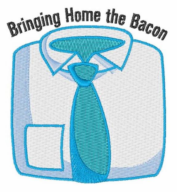 Picture of Bringing Home The Bacon Machine Embroidery Design
