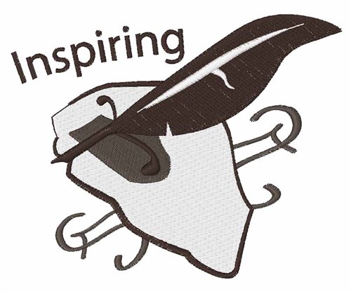 Inspiring Quill Machine Embroidery Design