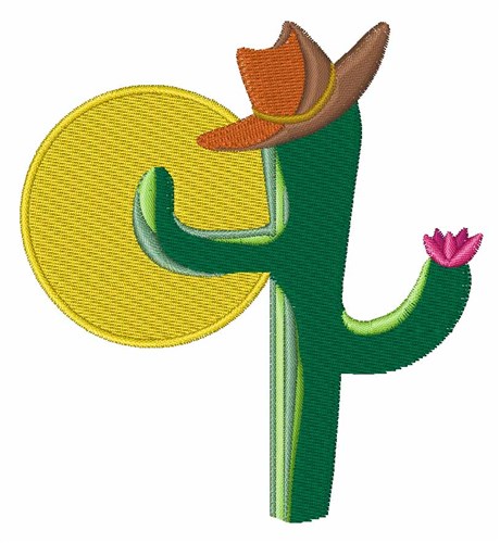 Cactus Machine Embroidery Design