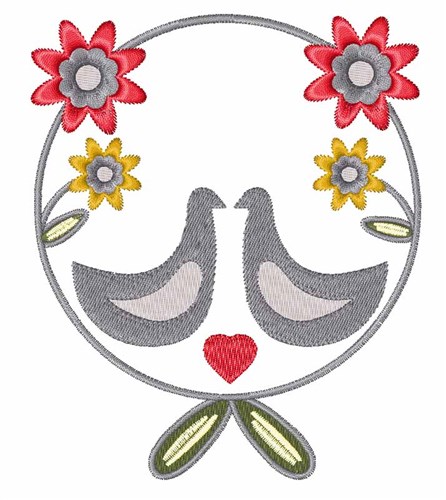 Bird Design Machine Embroidery Design