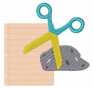 Picture of Rock Paper Scissors Machine Embroidery Design