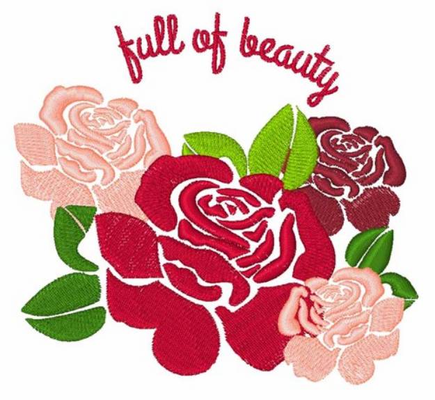 Picture of Full Of Beauty Machine Embroidery Design