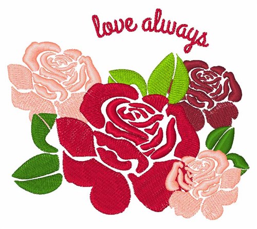 Love Always Machine Embroidery Design