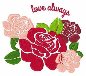 Picture of Love Always Machine Embroidery Design