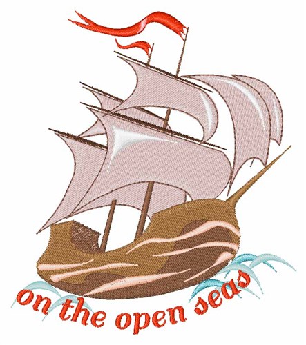On The Open Seas Machine Embroidery Design
