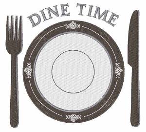 Picture of Dine Time Machine Embroidery Design