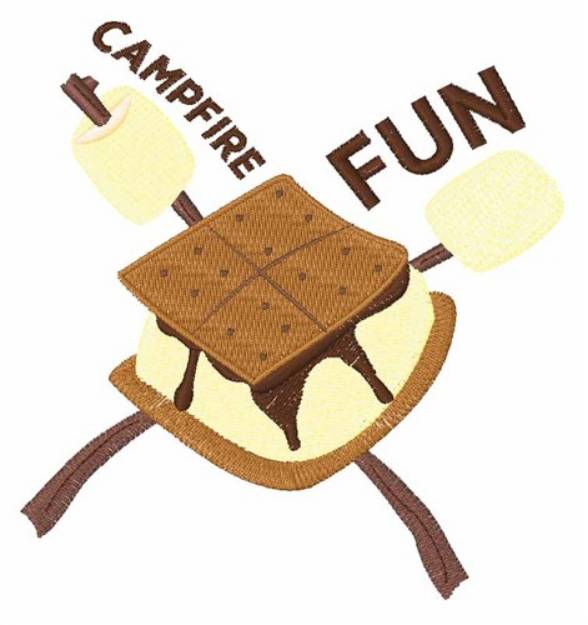 Picture of Campfire Fun Machine Embroidery Design