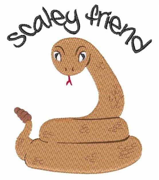 Picture of Scaley Friend Machine Embroidery Design