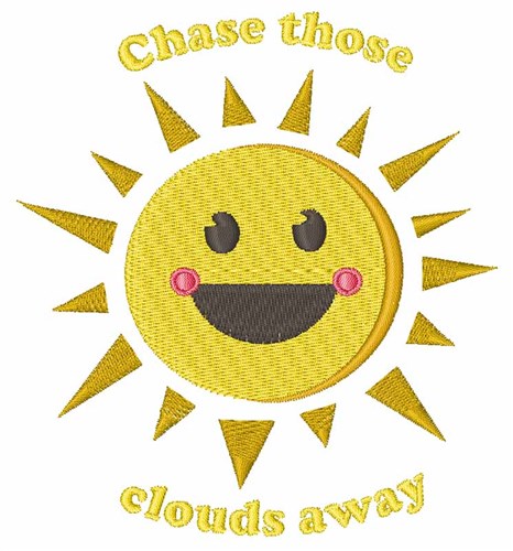 Chase Clouds Machine Embroidery Design