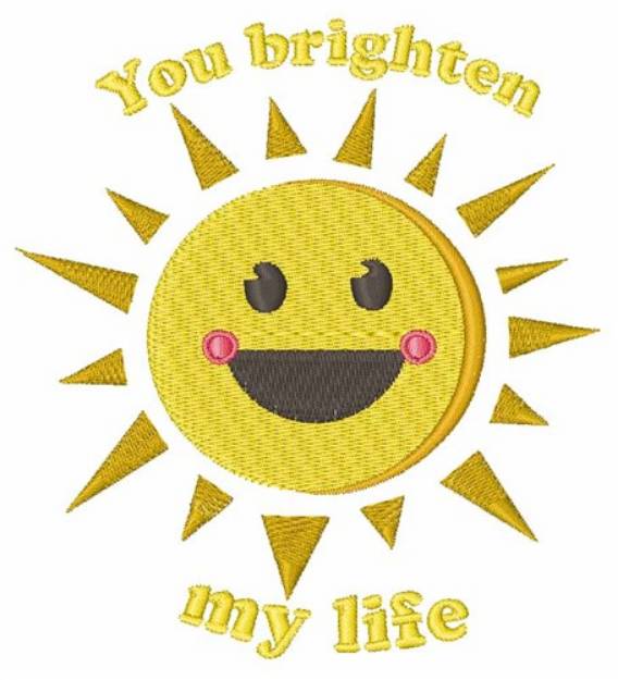 Picture of Brighten My Life Machine Embroidery Design