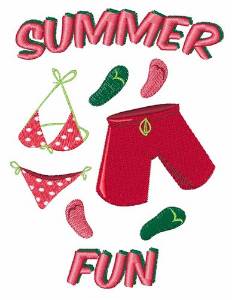 Picture of Summer Fun Machine Embroidery Design