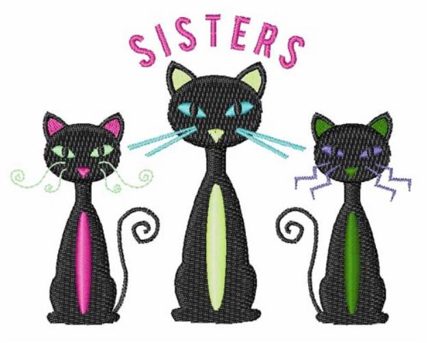 Picture of Sisters Machine Embroidery Design