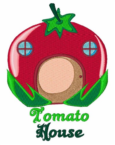 Tomato House Machine Embroidery Design