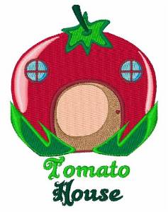 Picture of Tomato House Machine Embroidery Design