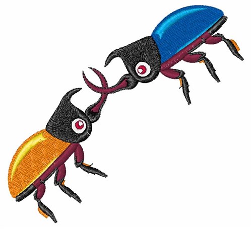 Beetles Machine Embroidery Design