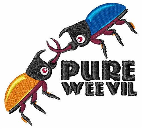 Pure Weevil Machine Embroidery Design