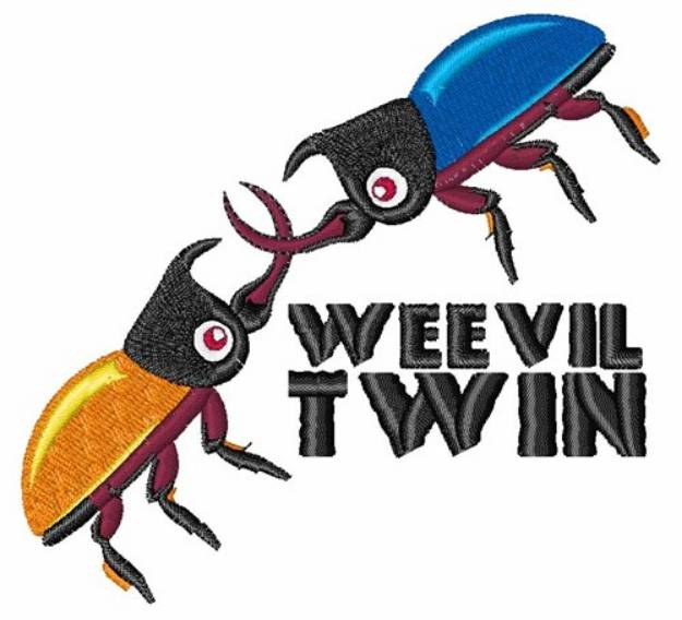Picture of Weevil Twin Machine Embroidery Design