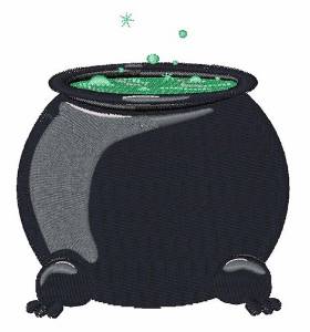 Picture of Witch Cauldron Machine Embroidery Design