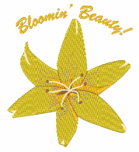 Bloomin Beauty Machine Embroidery Design