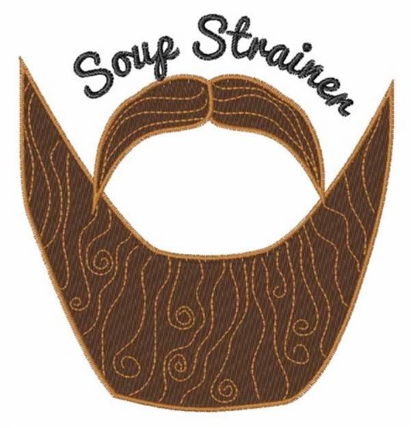 Picture of Soup Strainer Machine Embroidery Design