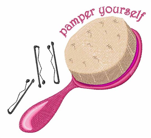 Pamper Yourself Machine Embroidery Design