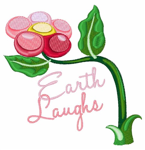 Earth Laughs Machine Embroidery Design