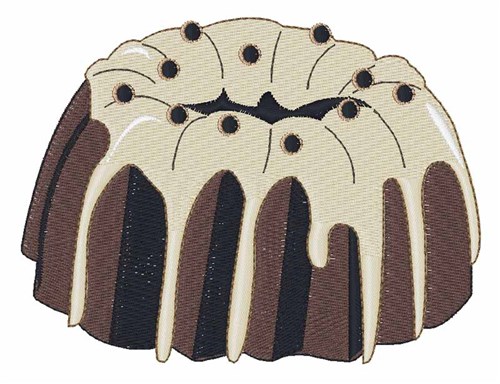 Bundt Cake Machine Embroidery Design