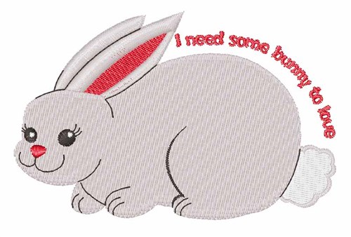 Some Bunny Machine Embroidery Design