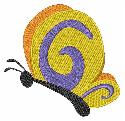 Pretty Butterfly Machine Embroidery Design