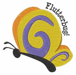 Picture of Flutterbug Machine Embroidery Design