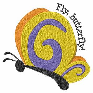 Picture of Fly Butterfly Machine Embroidery Design