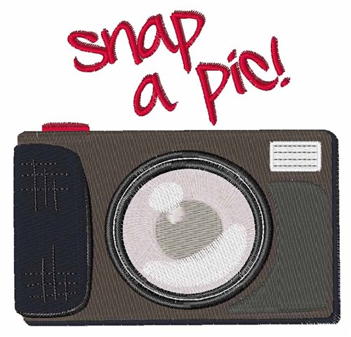 Snap A Pic Machine Embroidery Design