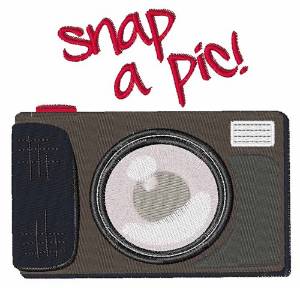 Picture of Snap A Pic Machine Embroidery Design