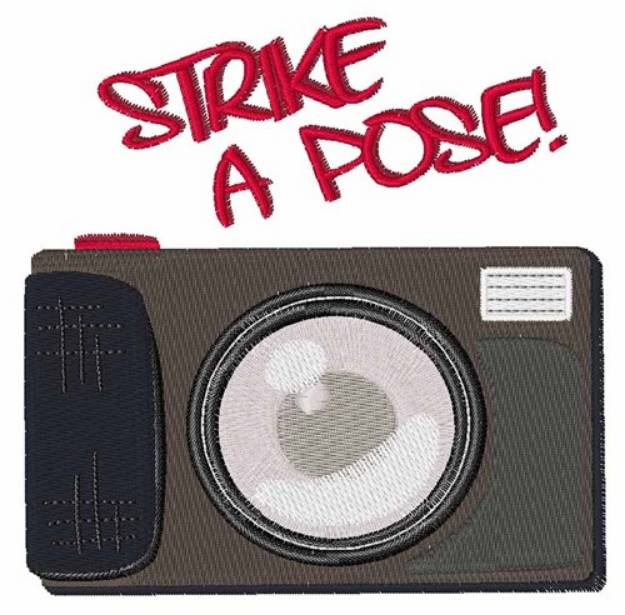 Picture of Strike A Pose Machine Embroidery Design