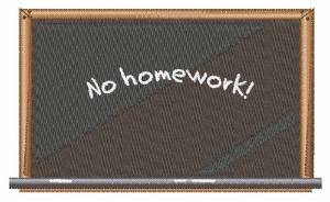 Picture of No Homework Machine Embroidery Design