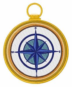 Picture of Compass Machine Embroidery Design