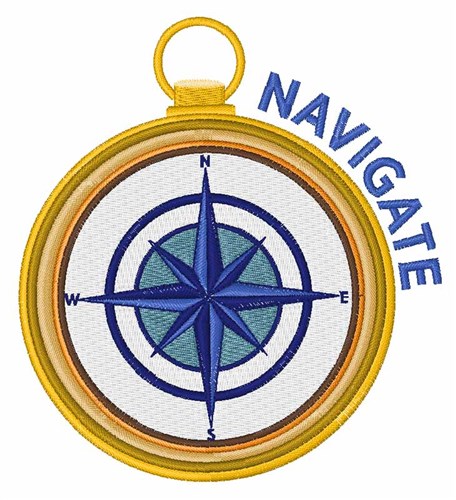 Navigate Machine Embroidery Design