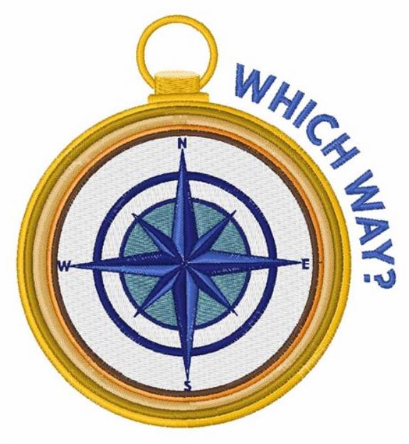 Picture of Which Way Machine Embroidery Design