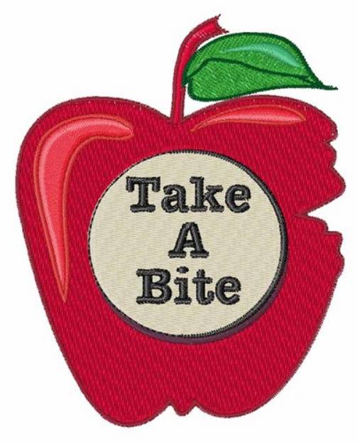 Picture of Take A Bite Machine Embroidery Design