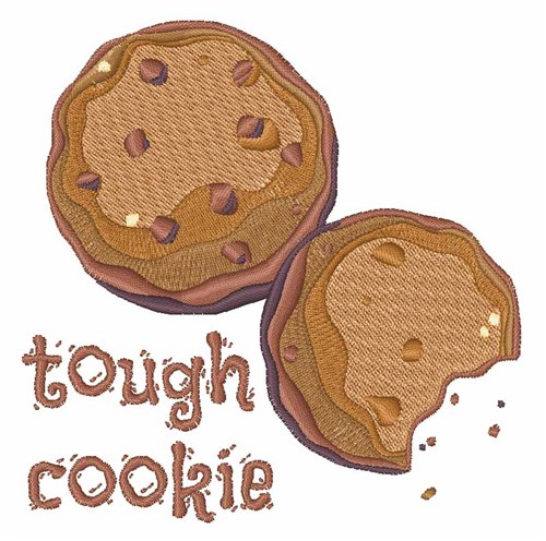 Tough Cookie Machine Embroidery Design