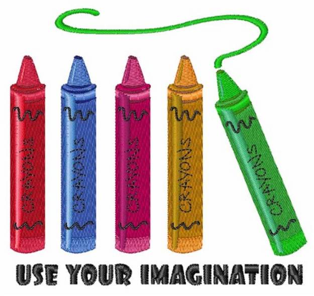 Picture of Use Imagination Machine Embroidery Design