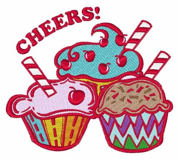 Picture of Cheers Machine Embroidery Design