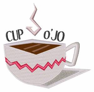 Picture of Cup O Jo Machine Embroidery Design
