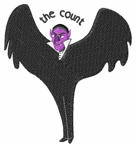 The Count Machine Embroidery Design