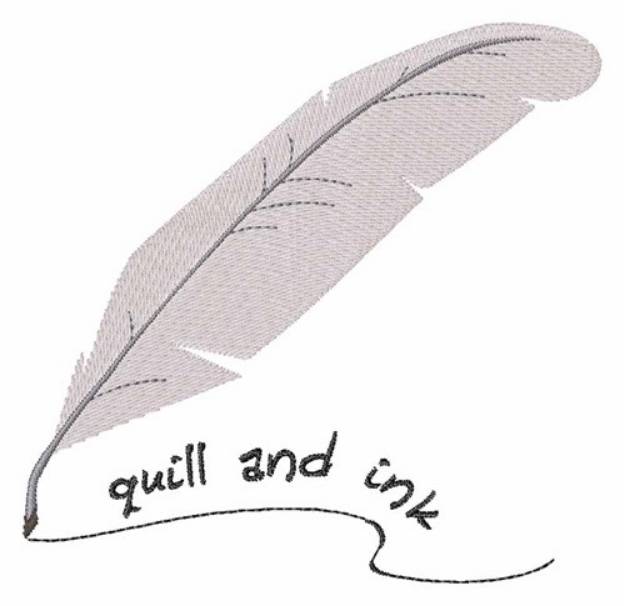 Picture of Quill And Ink Machine Embroidery Design