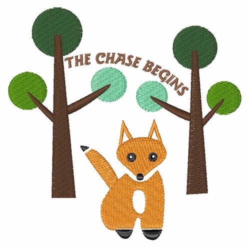 Chase Begins Machine Embroidery Design